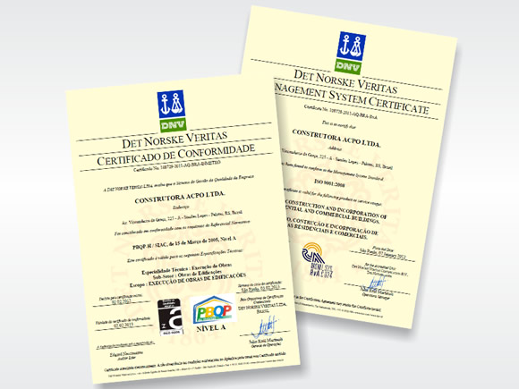 Certificações